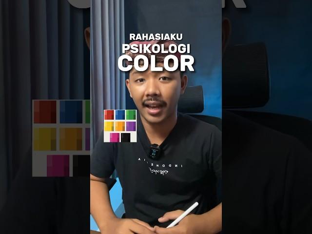 RAHASIA PSIKOLOGI WARNA! kalau makna dari warna logo kalian apa nih?? #logo #designlogo #seni #viral