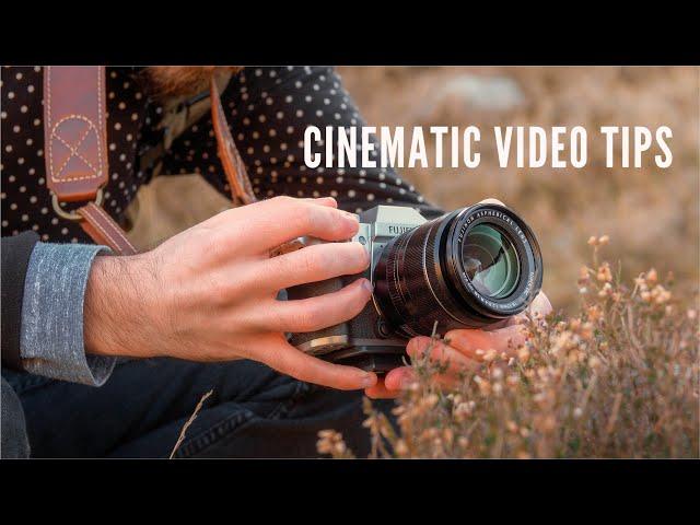 Cinematic Video Filmmaking TIPS - BETTER Videos Anywhere