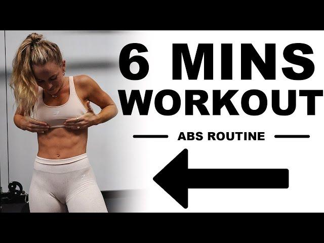 6 MINS ABS W/ EXERCISE BALL