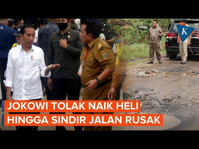 Kunjungi Lampung, Jokowi Tolak Naik Heli hingga Sindir Gubernur Lampung