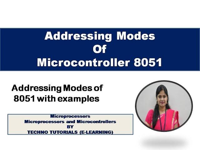 Unit 5 L3 | 8051 | Addressing mode of 8051 | 8051 Addressing mode