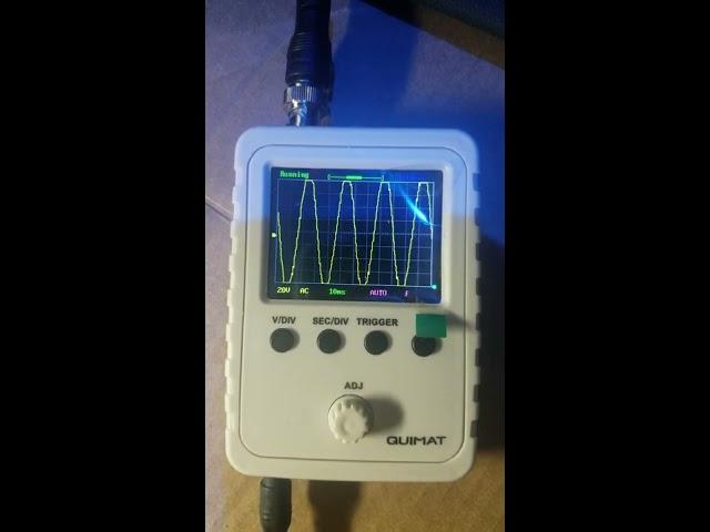 When a "clipped" signal isn't an amp clipping. It's your oscilloscope. Quimat 2.4" Oscilloscope $40