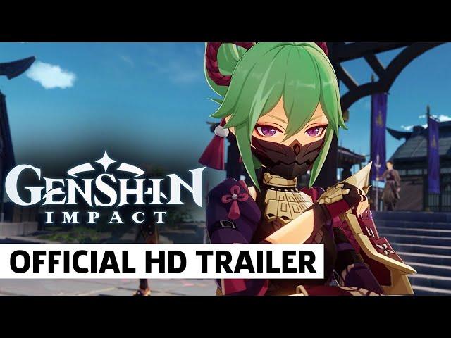 Genshin Impact Kuki Shinobu Character Demo Trailer