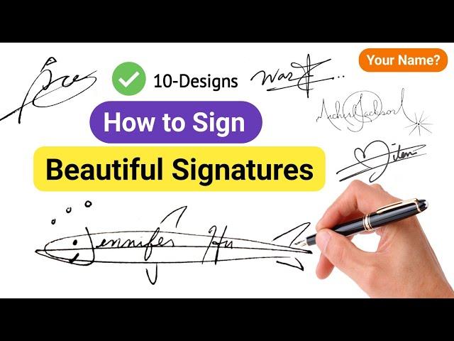 ️ How to Sign Beautiful Signature | Signature ideas | Signature Style Of My Name