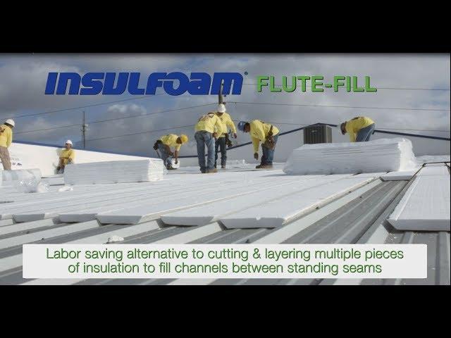 Save Labor on the Roof with Insulfoam Flute-Fill and R-TECH Fanfold, Grier Roofing Install