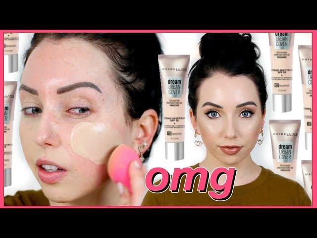 Maybelline Dream Urban Cover FOUNDATION {First Impression Review & 10 HR Wear Test} Fair Skin