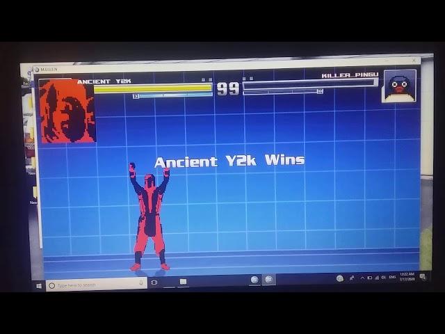 MUGEN: Ancient Y2k VS Killer Pingu (Both Sides)