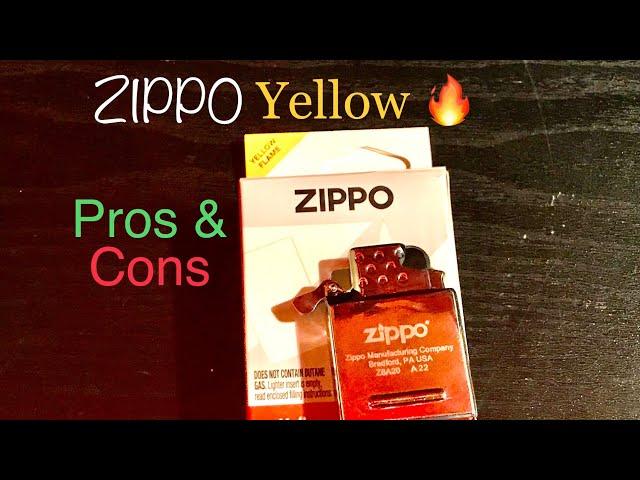 Zippo Yellow Flame Butane Insert 6 Month Review