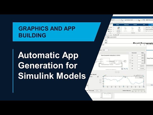 Automatically Generate a MATLAB App for a Simulink Model