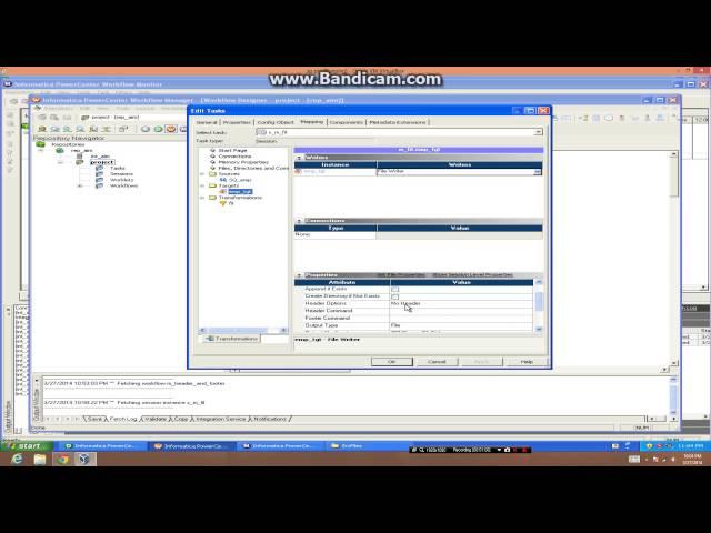 Informatica - create user define header using header command