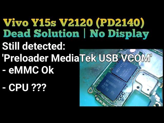 Vivo Y15s Dead No Display | Charging No Respon (Part 1) @mobilecareid