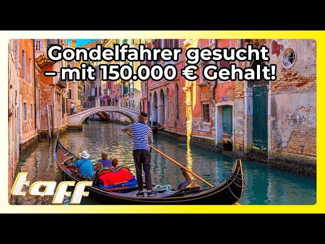 Traumjob in Venedig: Gondelfahrer gesucht – mit 150.000 € Gehalt!