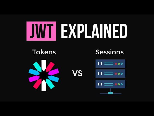 How Does JWT Authentication Work?  (JSON Web Token) | Tokens vs Sessions