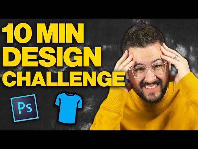 How To Design A T-Shirt In Photoshop For Print On Demand In 10 Minutes