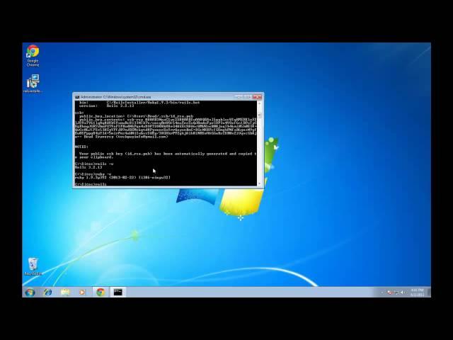 Install Rails on Windows 7