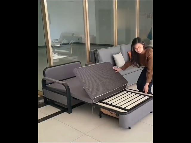 Product Link in Bio ( # 1502 ) ▶️ @MaviGadgets Modern Space-Saving Built-In Storage Sofa Bed