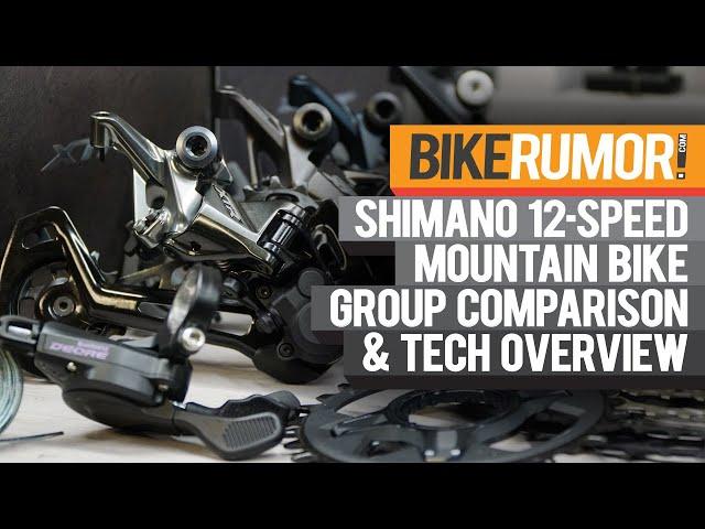 Shimano 12-Speed Mountain Bike Group Comparison