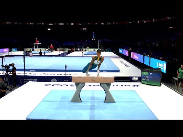 SAWANT Vedant (AUS)_2023 Artistic Worlds, Antwerp (BEL)_Qualifications_Pommel Horse