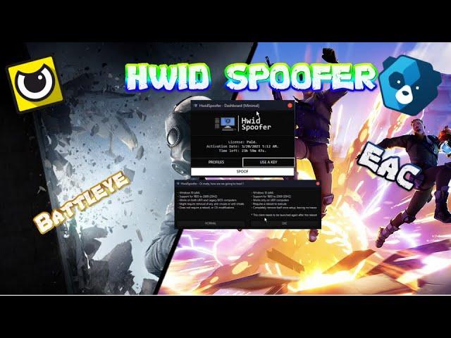 Cheap HWID Spoofer | 2021 | EAC | BE |