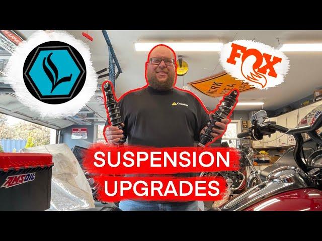 13" Fox Shocks  - Compared to RWD and Legends for Harley Touring
