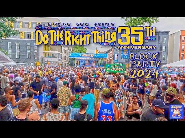 Spike Lee's "Do The Right Thing" 35th Anniversary Block Party.