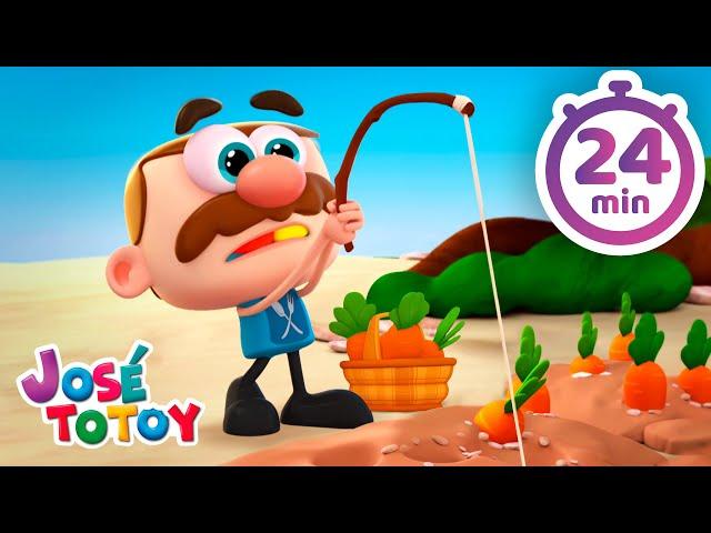 Stories for kids | 16 Minutes Jose Comelon | The Mystery of the Carrots