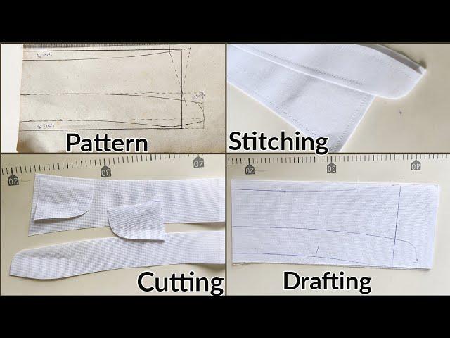 perfct collar pattern making and cutting , stitching || total collar all doubts  complete method ||