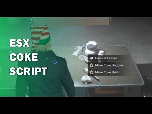 FiveM Coke Gathering/Processing Script for ESX