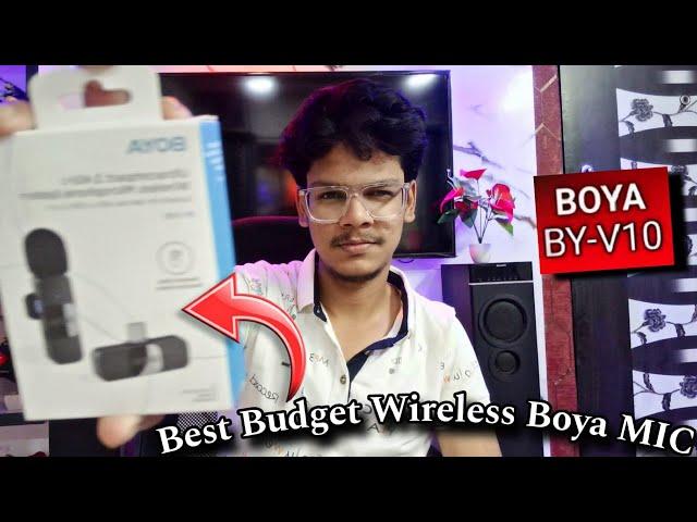 Best Budget Wireless Mic For Beginner Creator | BOYA BY-V10 Unboxing & Review !!!