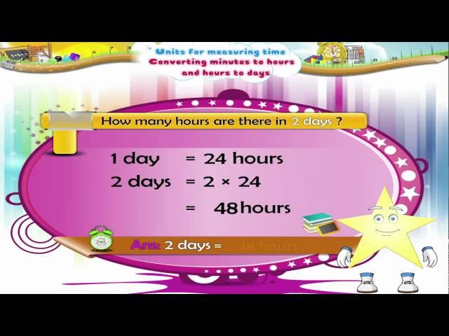 Learn Grade 3 - Maths - Units for Measuring Time