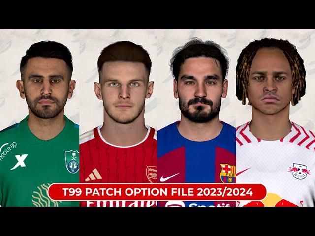 PES 2017 T99 PATCH V13 OPTION FILE 2023/2024