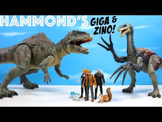 Jurassic World Giganotosaurus & Therizinosaurus Hammond Collection Dinosaurs Review