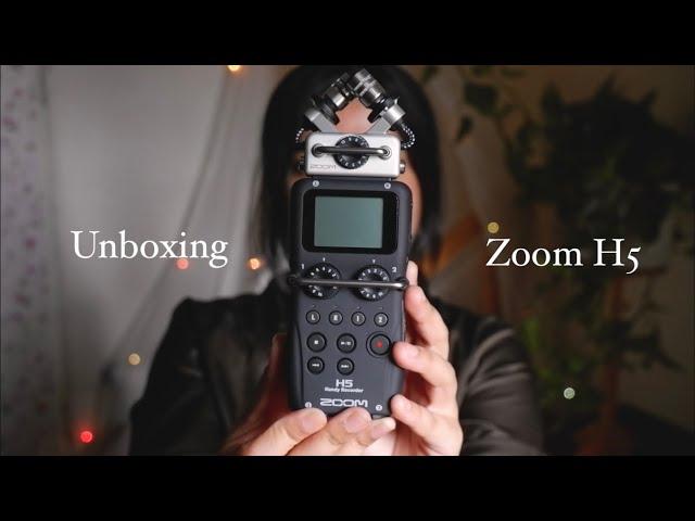 Unboxing Zoom H5 Recorder | this is what I use to record audio for my YouTube videos