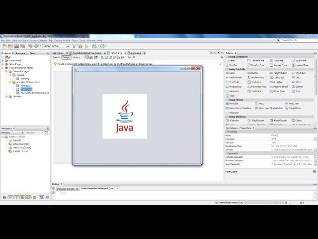 How to Add Image to JFrame and JPanel in Java Netbeans Swings - Intact Abode