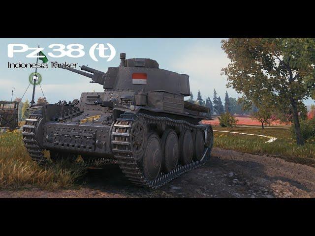 World of Tanks Indonesia Replay!! Germany Tier III Light Tank Pz 38 t - 6 Kills 1,7K Damage