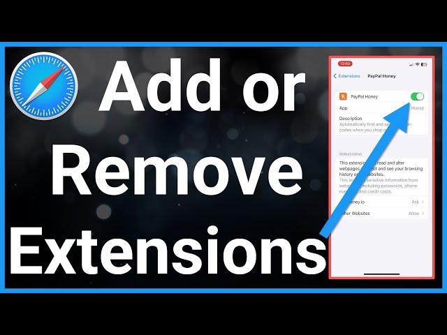 How To Add Or Remove Safari Extensions On iPhone