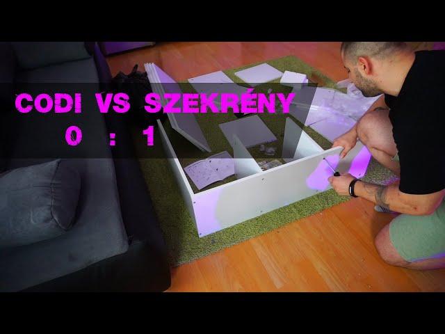 Codi VS Szekrény - Vlog #1.rész streames szekrény