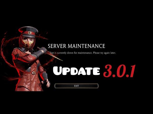 Server Maintenance Update 3.0.1 Information !MK MOBILE