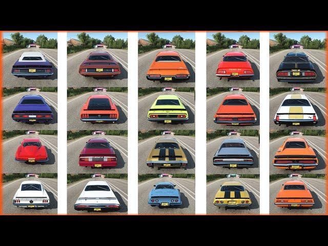 Forza Horizon 4 Top 20 (My Favorite) Fastest Classic Muscle | Top Speed Challenge