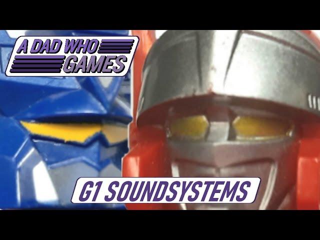 G1 Transformers' Soundwave & Blaster