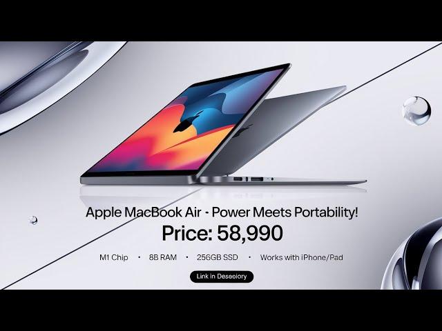 Apple MacBook Air (M1, 13.3-inch) Review | M1 Chip, Retina Display, 8GB RAM, 256GBSSD,TouchID#views