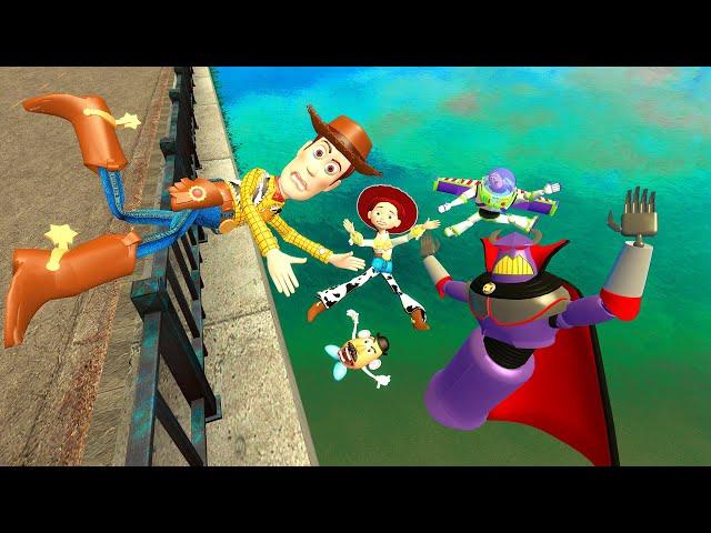 Gmod NEW Toy Story Emperor Zurg and Woody , Buzz , Jessie and Mr. Potato Head Funny Ragdolls