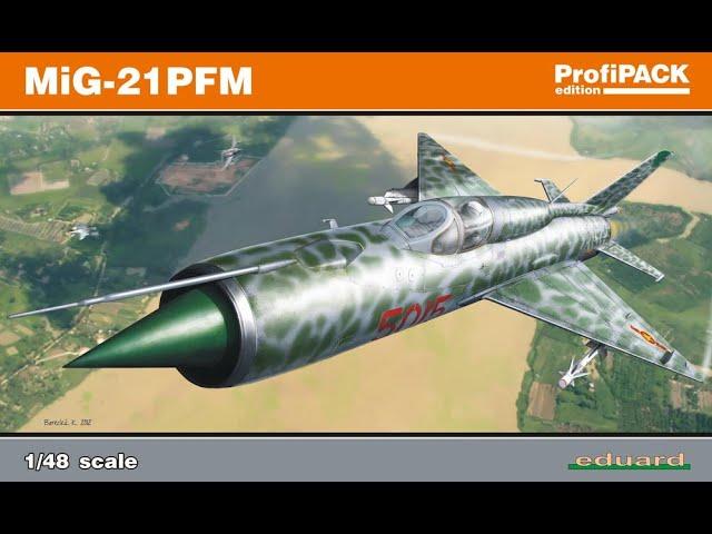 Eduard : Mig-21 PFM ProfiPACK Edition : 1/48 Scale : In Box Review