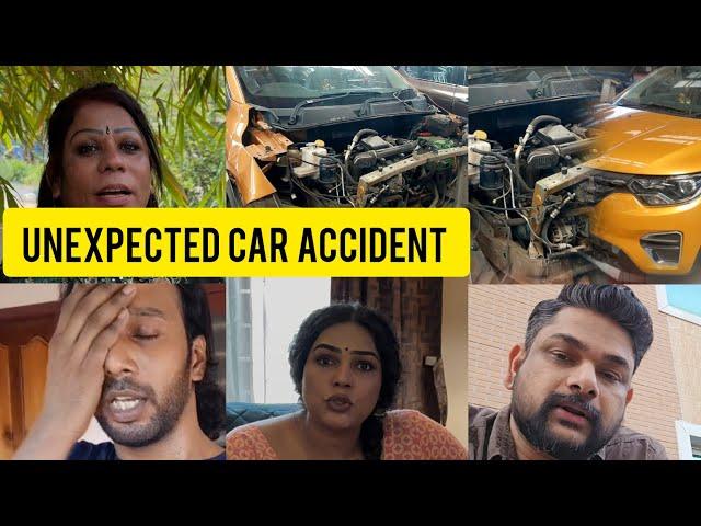 Really Shocked Unexpected Car Accident |  Seemavineeth Car Accident  | Reaction Video