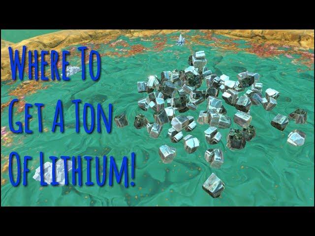 Where To Get A Ton Of Lithium! | Subnautica Below Zero