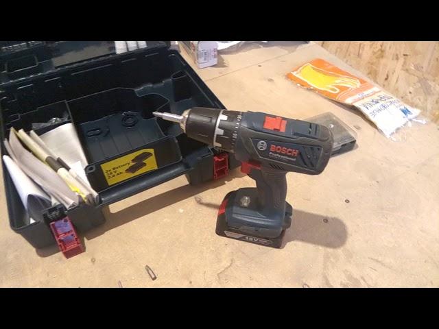 Шуруповёрт Bosch gsr 18-2 Li plus. Обзор через 3 недели работы.The drill . Review