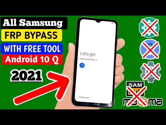 All Samsung FRP Bypass 2021 Android 10/Samsung All Google Lock Bypass WITH FREE TOOL 2021