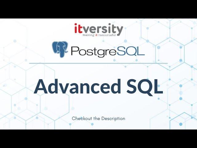 Mastering SQL - Postgresql - Advanced SQL - CTAS - Create Table as Select