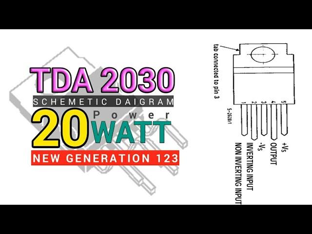 TDA 2030 Schemtic Daigram - New Generation 123