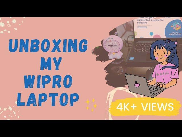 Wipro Welcome Kit for Freshers | Wipro Laptop | Wipro Wilp Laptop Unboxing